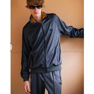 Needles BEAVER別注Track Jacket Poly Smooth -CHARCOAL蝴蝶外套26款