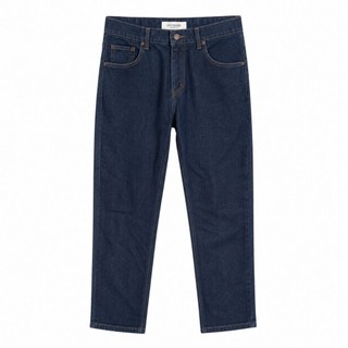 M號BOSSINI JEANS藍色棉質牛仔布長褲 褲子 牛仔褲 深色 素色 棉褲