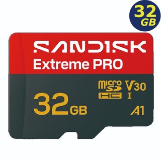 SanDisk 32G 32GB microSD extreme Pro 100MB SDSQXCO-032G 記憶卡