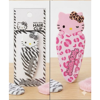 【168JAPAN】日本代購 韓國製 SANRIO 三麗鷗HAIR CLIP 壓克力髮夾 QQ臉 水滴型 中空髮夾