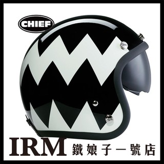 【鐵娘子一號店】CHIEF DEMETER 鋸齒 內建電鍍鏡片 短鏡片 復古帽 小帽體 大童 女生都適合 內襯全可拆
