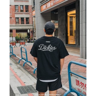 Dickies 320g 「正反刺繡草寫字」 厚磅 落肩 短T