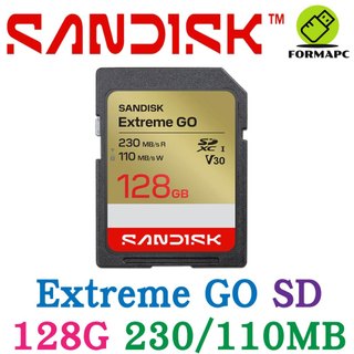 SanDisk Extreme GO SDXC SD 128G 128GB 230MB 4K U3 V30 高速記憶卡