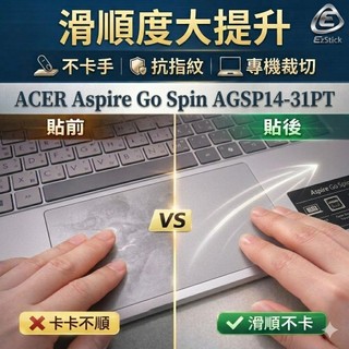 【Ezstick】ACER Aspire Go Spin AGSP14-31PT 觸控板保護貼｜Touchpad防刮保護