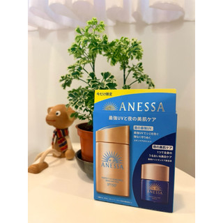 ANESSA 安耐曬 金鑽防曬露淨白修復組 金鑽高效防曬露 5X 60ml+曬後淨白修復精華 12ml 全新品 正貨