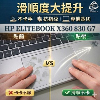 【Ezstick】HP ELITEBOOK X360 830 G7 觸控板保護貼｜Touchpad 防刮保護膜
