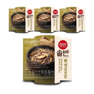 【現貨】CJ Hetbahn 即食蘑菇拌飯, 200g/碗
