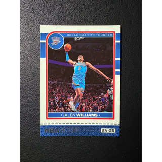 【雷霆核心】J-Dub! Jalen Williams 24-25 Hoops 球員卡