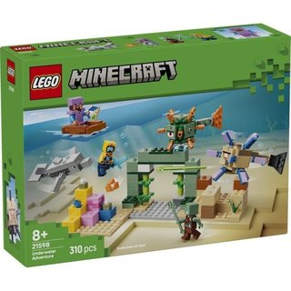 【椅比呀呀|高雄屏東】LEGO 樂高 21598 Minecraft 水底歷險 Underwater Adventure