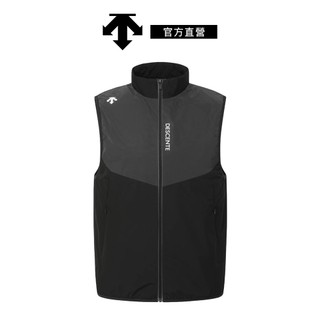 【DESCENTE 迪桑特】男士 反光保暖立領運動背心 現貨
