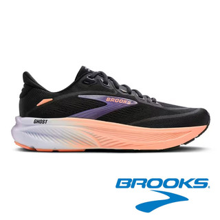 【BROOKS】Ghost 18 女平穩型運動鞋 (1D寬楦) 『黑/粉』120482