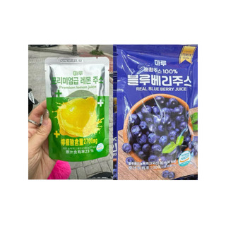 ✨台中快速出貨✨ 韓國🇰🇷 MARU檸檬🍋酸機能汁/藍莓汁🫐80ml 檸檬酸含量2700mg 維他命C飲料新鮮藍莓汁
