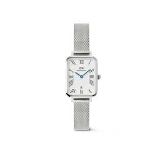 【DW Daniel Wellington】方形羅馬簡約女錶 DW00100863 20mm 現代鐘錶