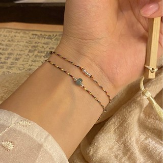 台灣發貨~極細手鍊 五彩繩手鍊 五彩繩 五色線手鍊 細繩手鍊 本命年手鏈 轉運珠手鍊 平安招好運