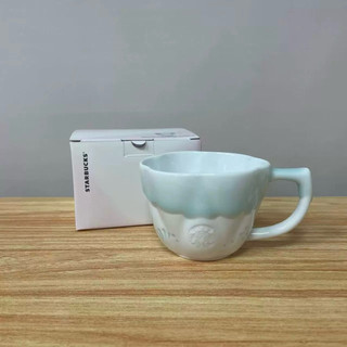 星巴克杯子2025浪漫海洋週年精緻淚釉辦公家用桌面陶瓷咖啡馬克杯