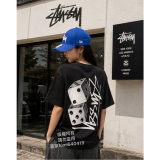 正版 STUSSY TALL DICE TEE 骰子 短T 水洗 寬鬆 情侶裝