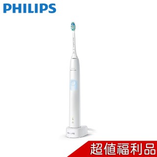 PHILIPS飛利浦 智能護齦音波震動牙刷 HX6809 水漾白 福利品
