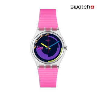 Swatch SWATCH NEON PINK PODIUM 經典手錶 SO28K111 (34mm)【官方旗艦店】