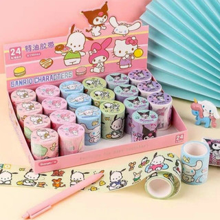 現貨｜Sanrio 三麗鷗 卡通 PET 特油膠帶 手帳 貼紙 紙膠帶 美樂蒂/酷洛米/大耳狗/kt/帕洽狗 送禮