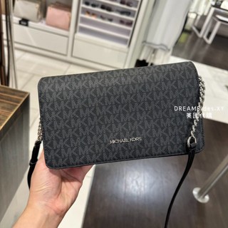 現貨👼🏻美國代購🇺🇸Michael Kors MK Jet Set 老花 相機包 斜背包 側背包 鍊條包女生包包 翻蓋包