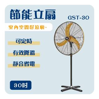夏日降溫🔥30吋 DC工業立扇 圓盤立扇 電風扇 節能立扇 立扇 超省電 可定時 遙控器 GFS-30 保固一年