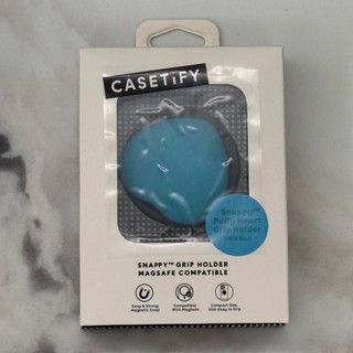 CASETiFY Snappy™ 愛心薄荷藍 磁吸MagSafe愛心手機支架