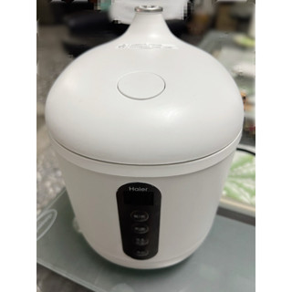 二手家電出清 Haier海爾 0.8L微電腦迷你電子鍋-白(1-2人份) HKS-100W