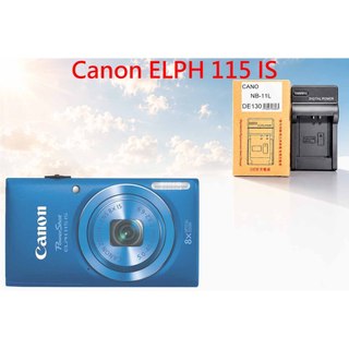 NB-11L 副場充電器 相容 Canon ELPH 115 IS 電池充電器 NB11L 充電器 另有電池