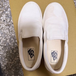 VANS slip on白色懶人鞋 US8.5 26.5 EU41