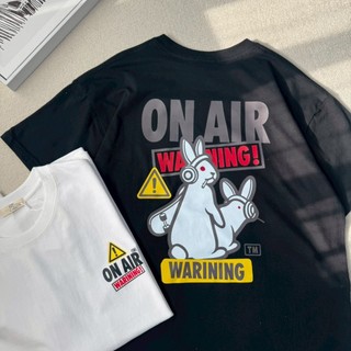 【MasCool】ON AIR短袖 短T 短袖TEE 短踢 圖案印花 落肩 T恤 T-SHIRT 寬鬆