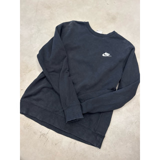 古著Nike薄款棉T經典logo黑色棉T大學T