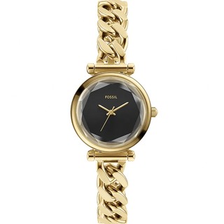 FOSSIL Carlie mini 優雅金黑麵手鍊女錶-28mm ES5440 開學季禮物