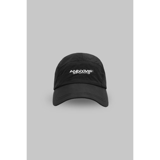 『Definite』Anonymous Talking｜S26-A04 – Nylon Cap (Black)