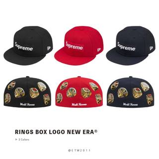 ☆ETW☆【台中店】SUPREME 26SS RINGS BOX LOGO NEW ERA® 冠軍戒指 全封帽