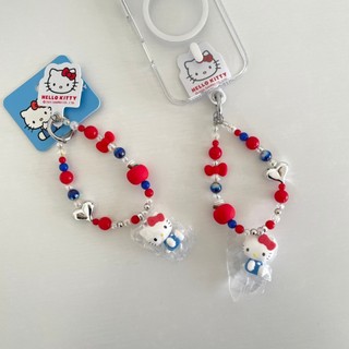 🇰🇷 韓國KKOBA Sanrio 三麗鷗 Hello Kitty 串珠造型 手機鍊 吊飾 墊片 手機掛繩 鑰匙圈