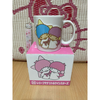 Sanrio 三麗鷗 雙子星 Little Twin Stars kiki lala 立體浮雕馬克杯—2011年