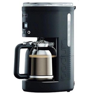 全新!丹麥【Bodum】11754-01TW1美式濾滴咖啡機12杯 1.5升,花灑噴頭【智能手沖模擬】