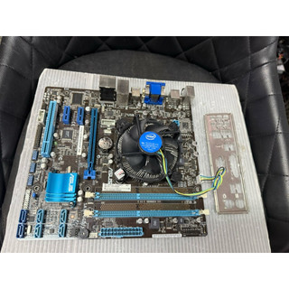 電腦雜貨店 ~華碩 P8H61-M/BM6630/DP_MB主機板1155/附檔板 二手良品 $600