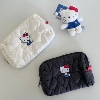 🇰🇷 韓國KKOBA 現貨 三麗鷗 Hello Kitty 愛心衍縫款 多功能收納包 化妝包 收納包 韓國文創