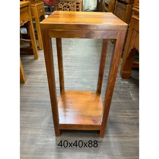 ~印尼國寶吉賜木~全新花台40.40X高88.花瓶桌.錫燈桌.風水財位.水晶洞藝品架(新竹體.漢工體三層桌.案桌.訂製)