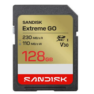 SANDISK Extreme GO SD UHS-I 記憶卡 128GB 攝影用記憶卡