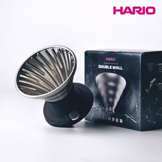 【HARIO】V60 雙層不鏽鋼02濾杯 /金屬濾杯/Switch濾杯/聰明濾杯/浸漬式/錐形濾杯/露營濾杯