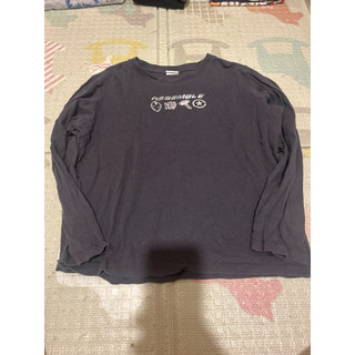 二手 男童黑色超級英雄薄款長袖上衣