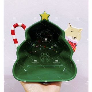 【出清】正品全新．星巴克微笑袋鼠馬克杯~聖誕樹藏狐點心碗~金星禮~星星兌換11/2耶誕系列