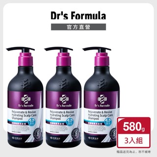台塑生醫 Dr's Formula 逆齡喚黑洗髮精(強韌豐盈款/柔潤保濕款)580g 官方旗艦館