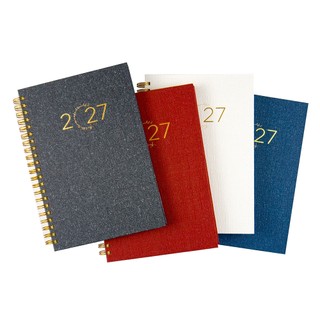 【conifer綠的事務】2027年32K薴麻雙線圈橫式週誌