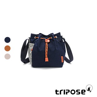 tripose 漫遊系列巖紋尼龍斜背水桶包