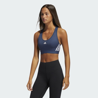 Adidas (s)BELIEVE THIS 女裝 運動內衣 吸汗快乾 工字背 鏤空 可拆卸 藍