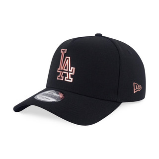 【NEW ERA】MLB 洛杉磯道奇 LA 黑 銅 鏤空鐵牌 卡車帽 穿搭 9FORTY【ANGEL NEW ERA】