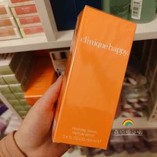 CLINIQUE 倩碧 HAPPY 女士香水香氛 快樂 女性淡香水 100ml 淡香氛
